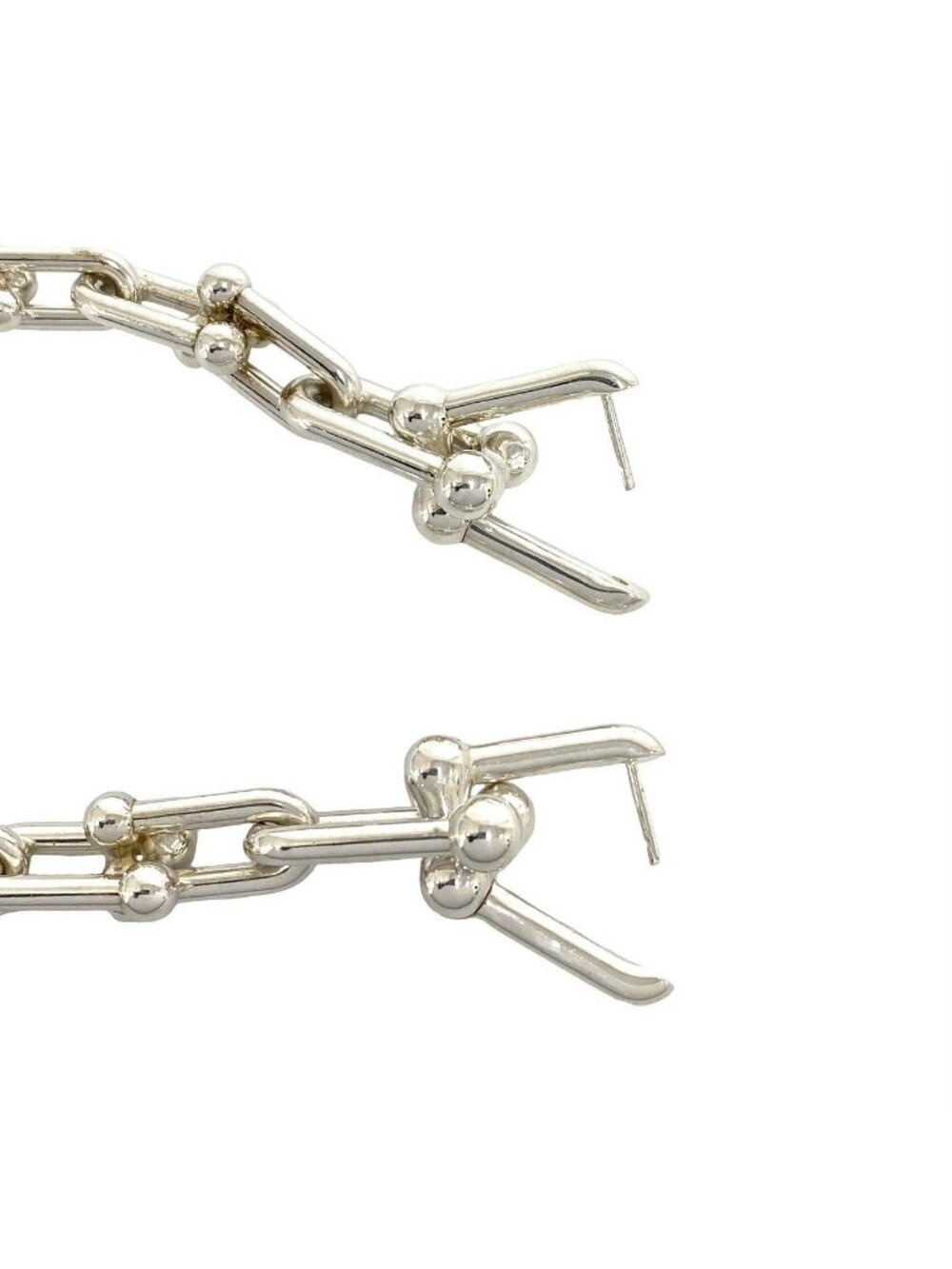 Tiffany & Co HardWear Graduated Links Earrings 925 Sterling Silver - Picture 7 of 7